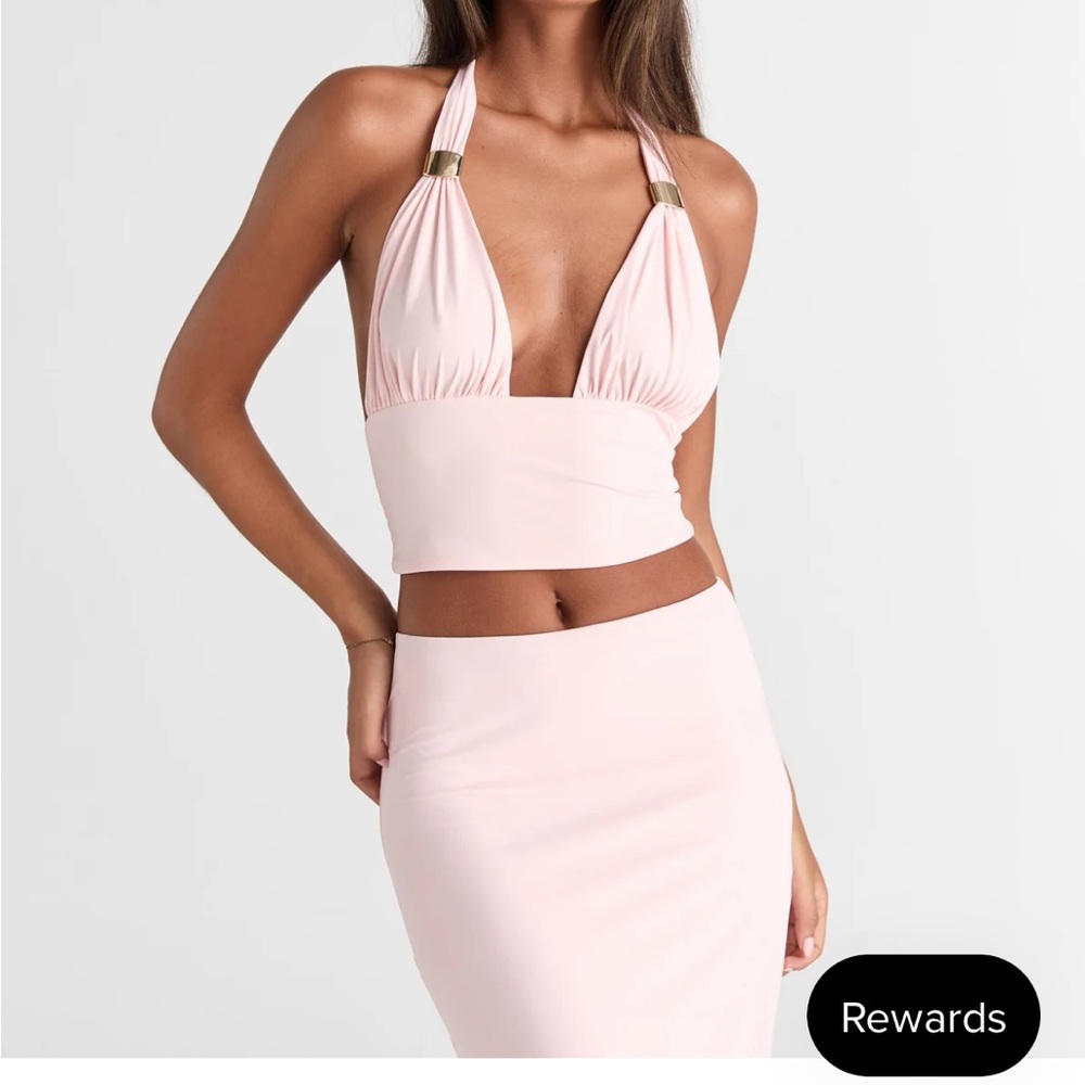 cleo top pink
